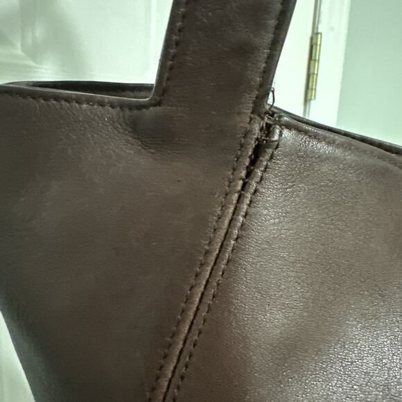 Coach L8E 4181 Lexington women's shoulder bag. Black vintage 90s - Picture 12 of 14